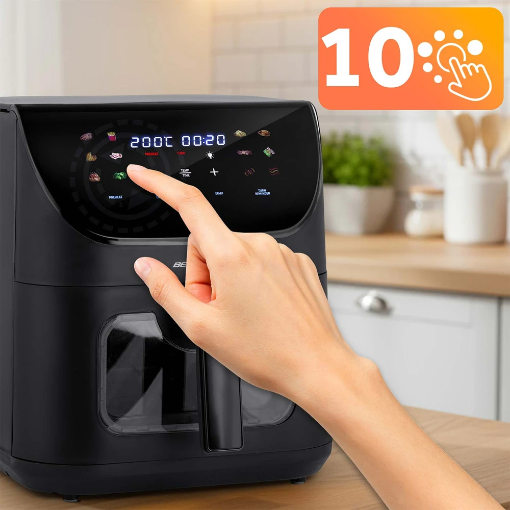 Belaidė juoda gruzdintuvė Berdsen BD-660 Air Fryer