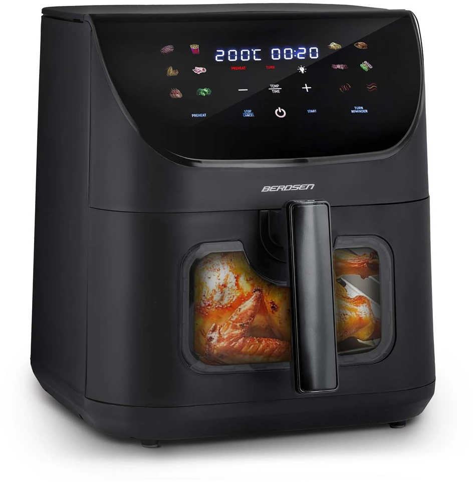 Belaidė juoda gruzdintuvė Berdsen BD-660 Air Fryer