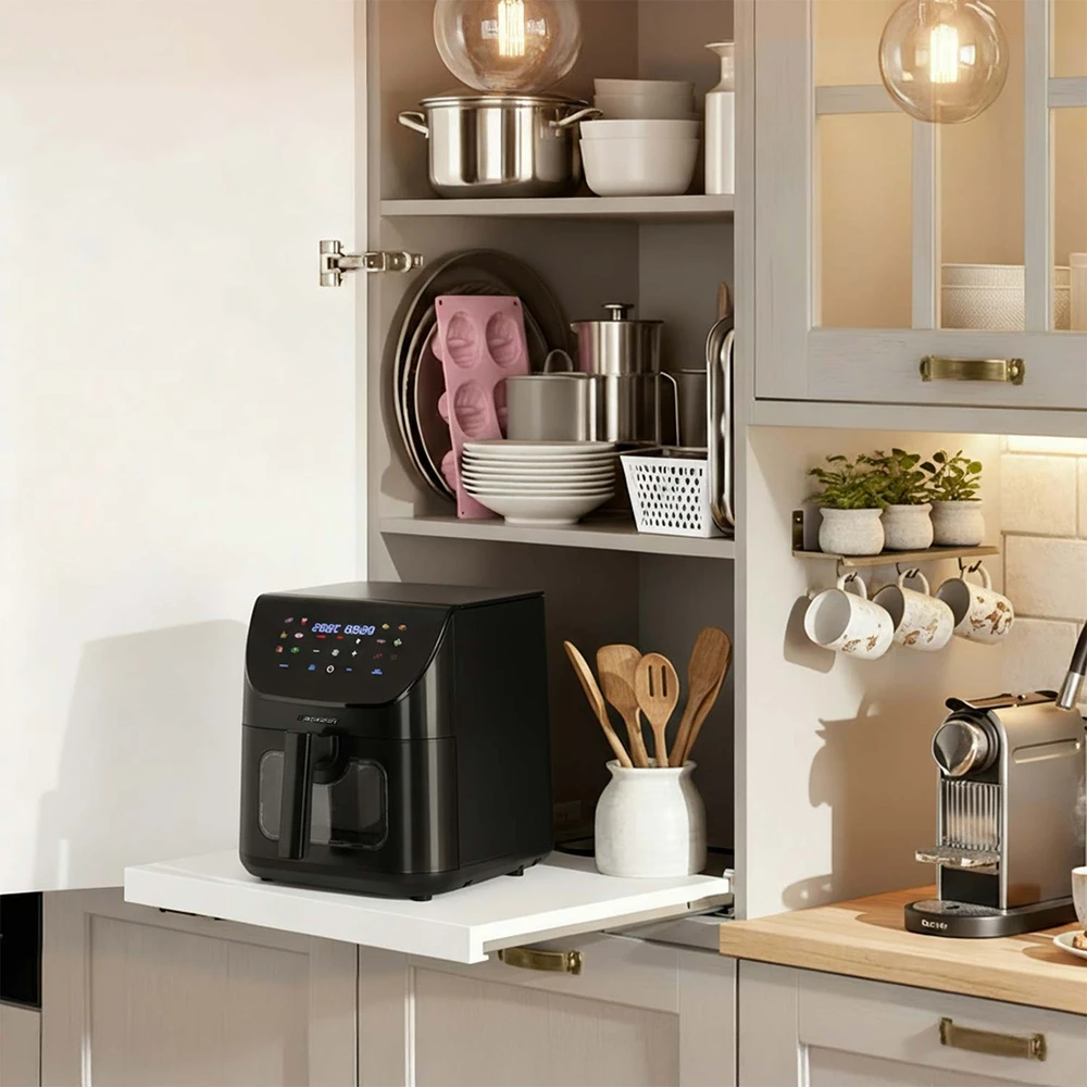 Belaidė juoda gruzdintuvė Berdsen BD-660 Air Fryer
