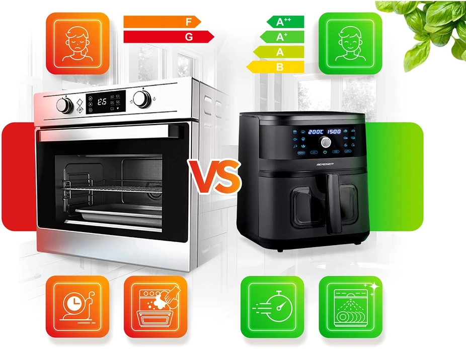 Belaidė juoda gruzdintuvė Berdsen BD-661 Air Fryer