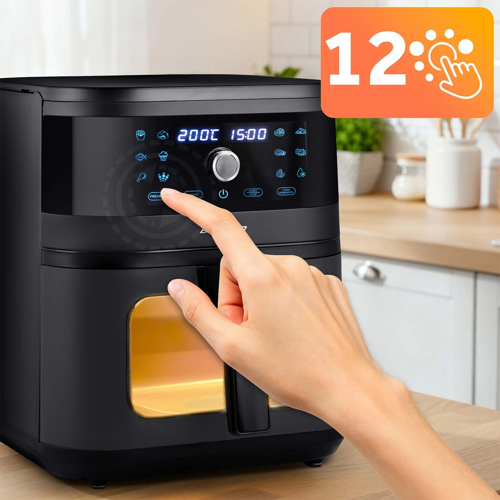 Belaidė juoda gruzdintuvė Berdsen BD-661 Air Fryer
