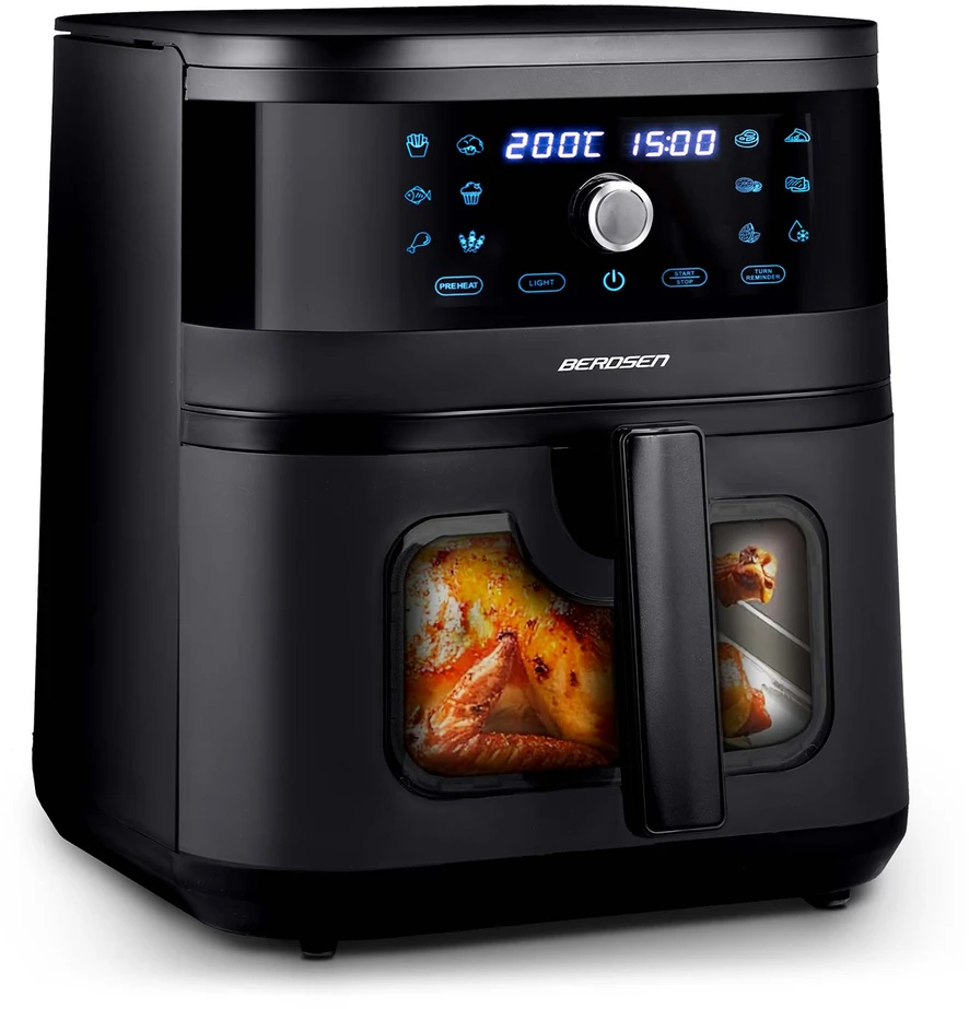 Belaidė juoda gruzdintuvė Berdsen BD-661 Air Fryer