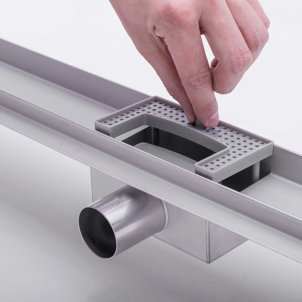 Linijinis trapas 70 cm 2in1 PLYTELĖS Berdsen