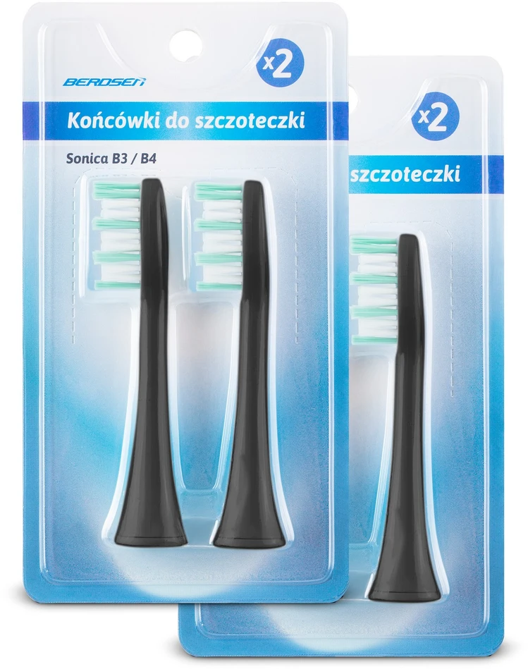 Berdsen B3 Sonic dantų šepetėlio galvutės, 4 vnt.