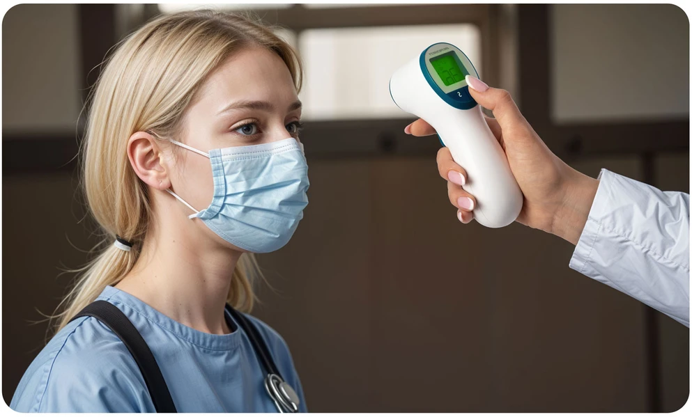 Berdsen BD-100 bekontaktis infraraudonųjų spindulių termometras