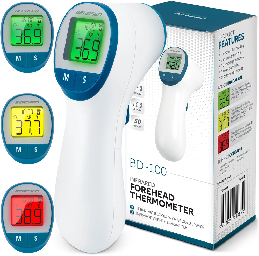 Berdsen BD-100 bekontaktis infraraudonųjų spindulių termometras