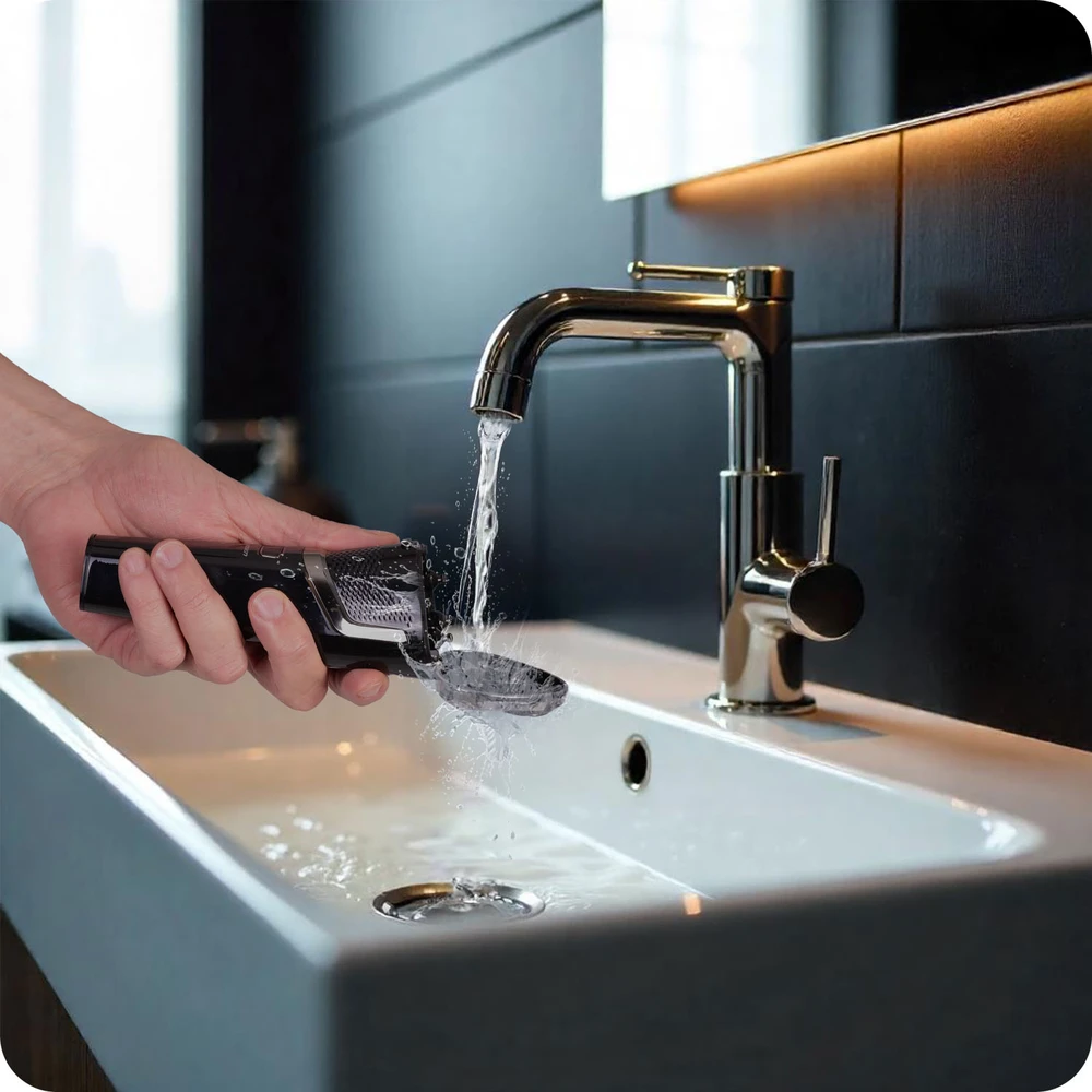 Barzdaskutė Berdsen BD-268 juodas elektrinis skustuvas