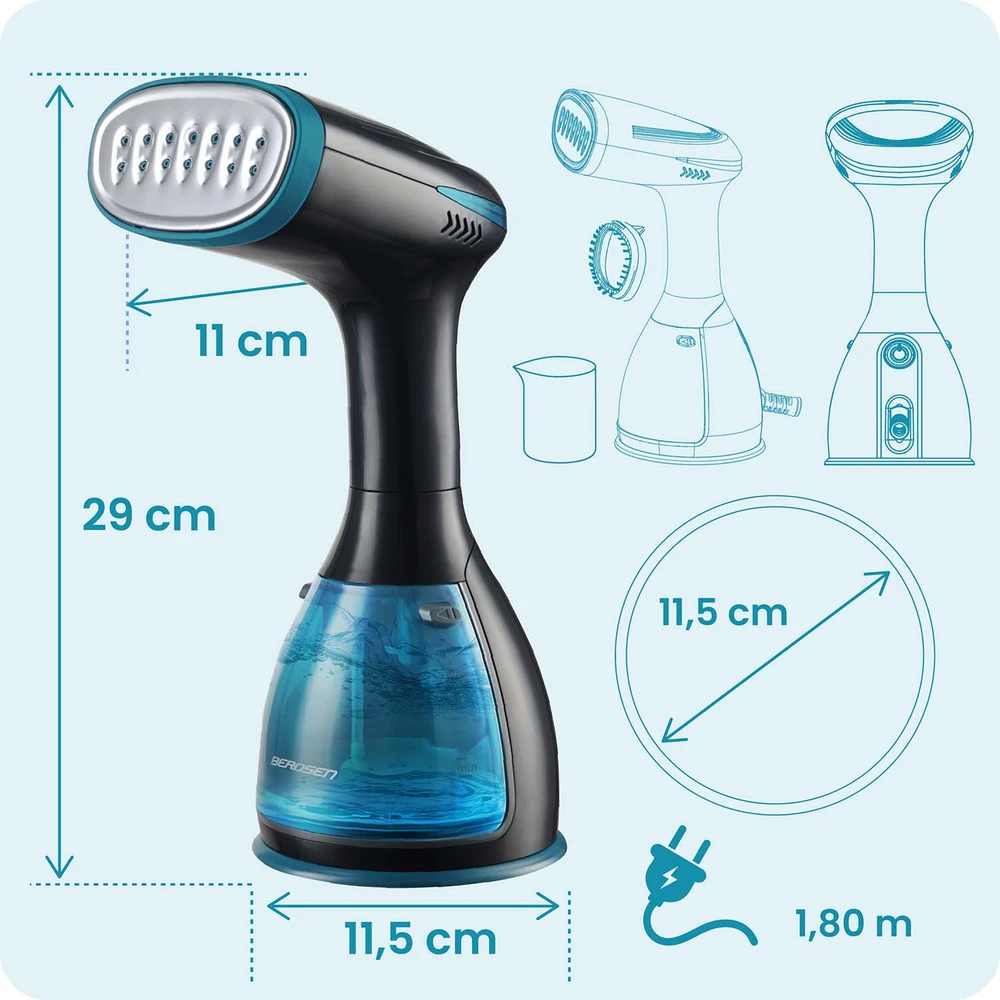 Berdsen BD-310 garintuvas drabužiams, 1500 W