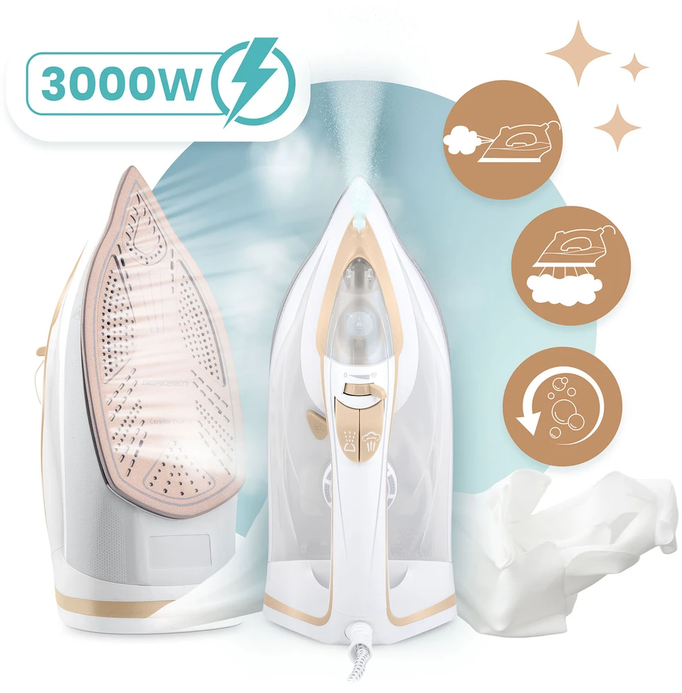 Berdsen BD-330 garinis lygintuvas 3000W su keraminiu paviršiumi vertikaliam naudojimui