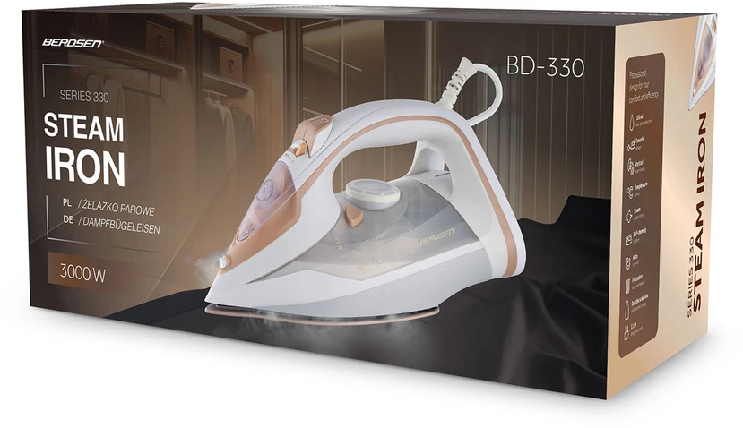 Berdsen BD-330 garinis lygintuvas 3000W su keraminiu paviršiumi vertikaliam naudojimui