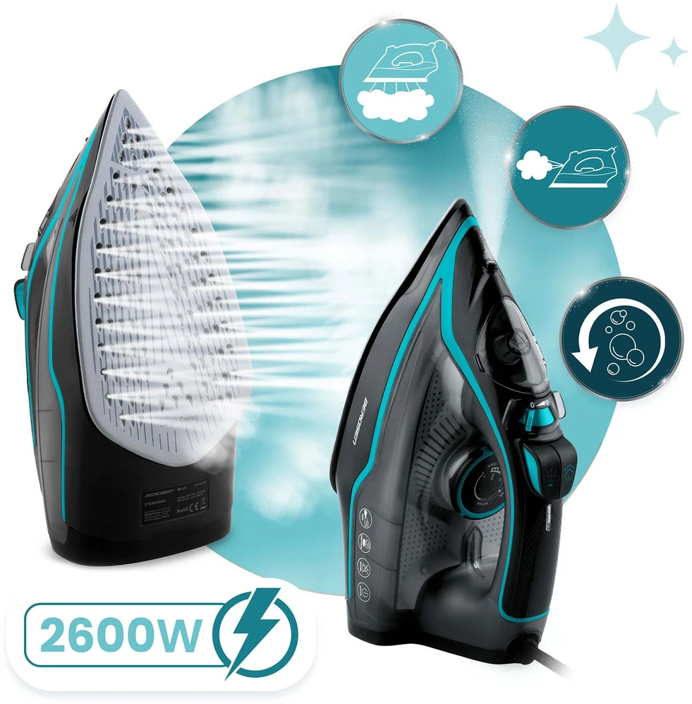 Garinis lygintuvas 2600 W, Berdsen BD-331, keraminė danga, vertikalus veikimas