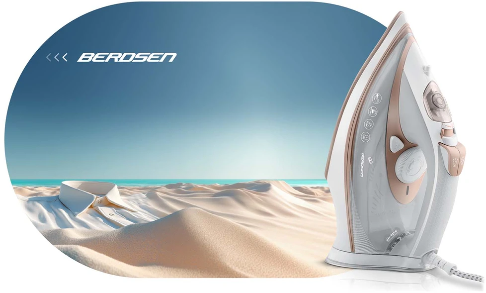Berdsen BD-332 garinis lygintuvas 3000W su keraminiu paviršiumi ir vertikaliu naudojimu