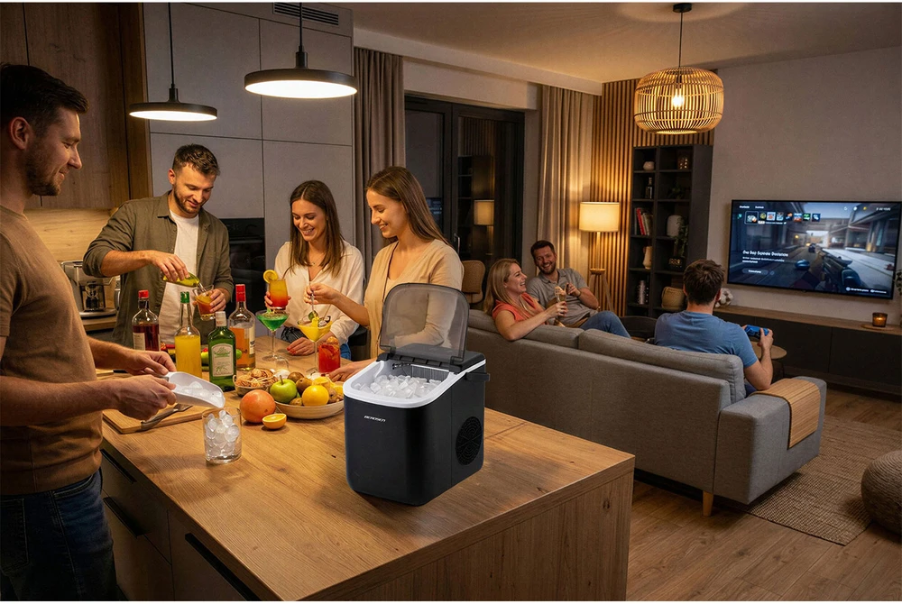 Berdsen BD-420 juodas ledų gaminimo aparatas 1.1L/12kg