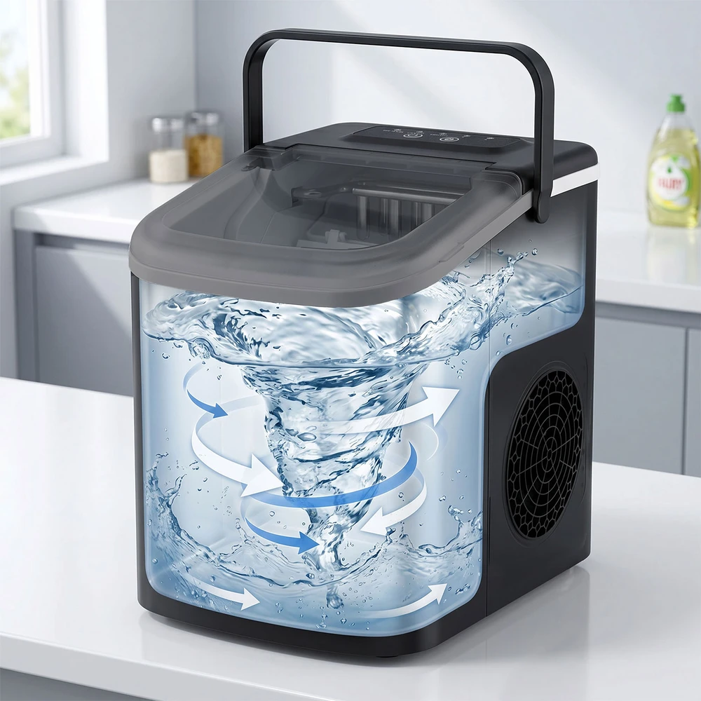 Berdsen BD-420 juodas ledų gaminimo aparatas 1.1L/12kg