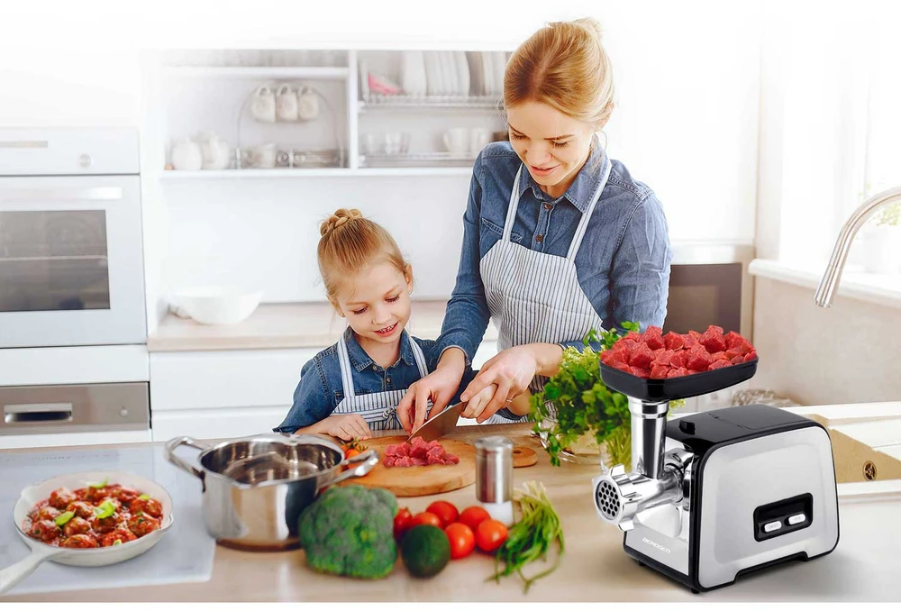 Mėsmalė Berdsen BD-601A mėsos malimo mašina 450/1200W