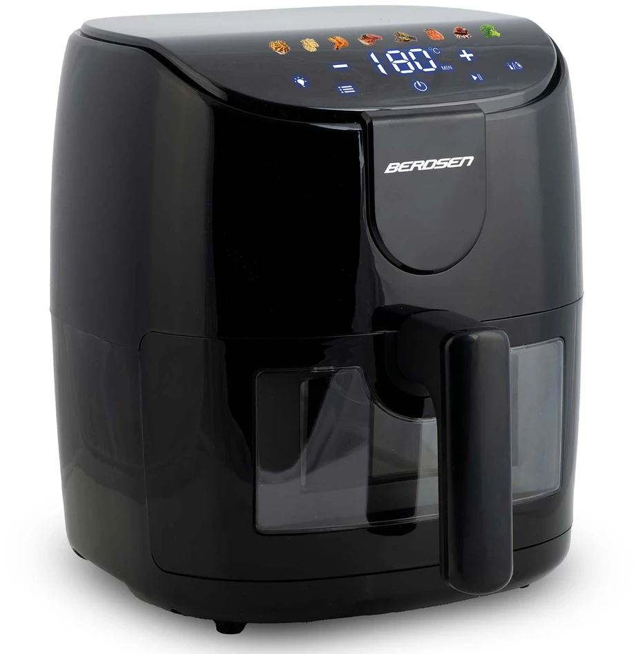 Berdsen BD-658 juoda 4 l bealiejė oro gruzdintuvė 1500 W