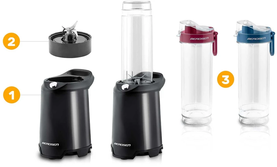 Berdsen BD-752 juodas 350W smoothie trintuvas