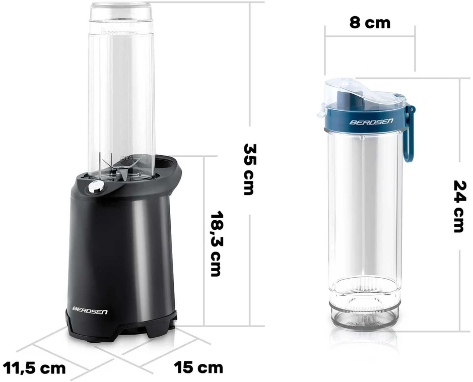 Berdsen BD-752 juodas 350W smoothie trintuvas