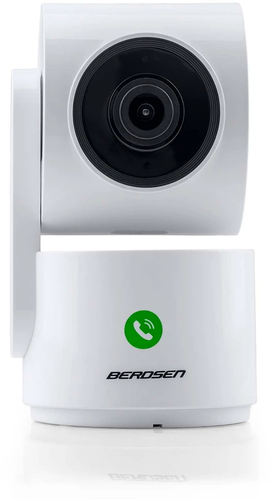 Berdsen BD-942 IP pasukama 3MP elektroninė vaiko stebėjimo kamera, balta