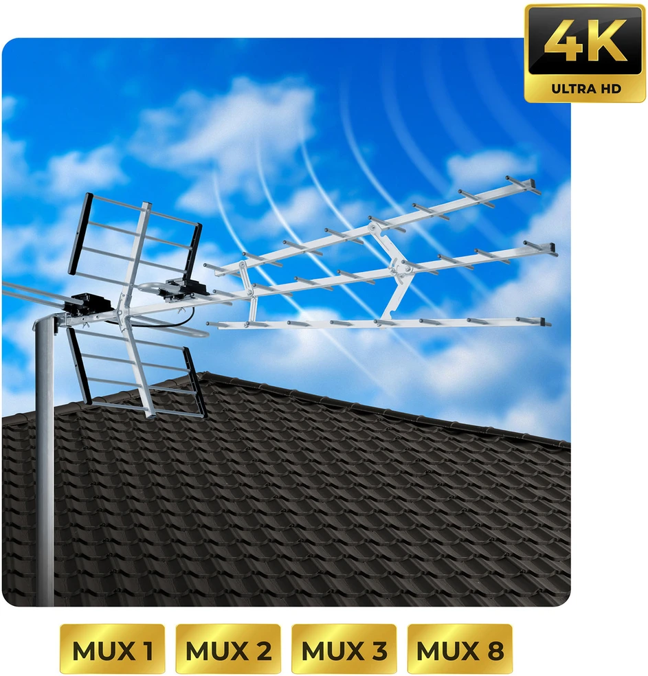 Berdsen BD-952 išorinė kryptinė ultra HD 4K TV antena