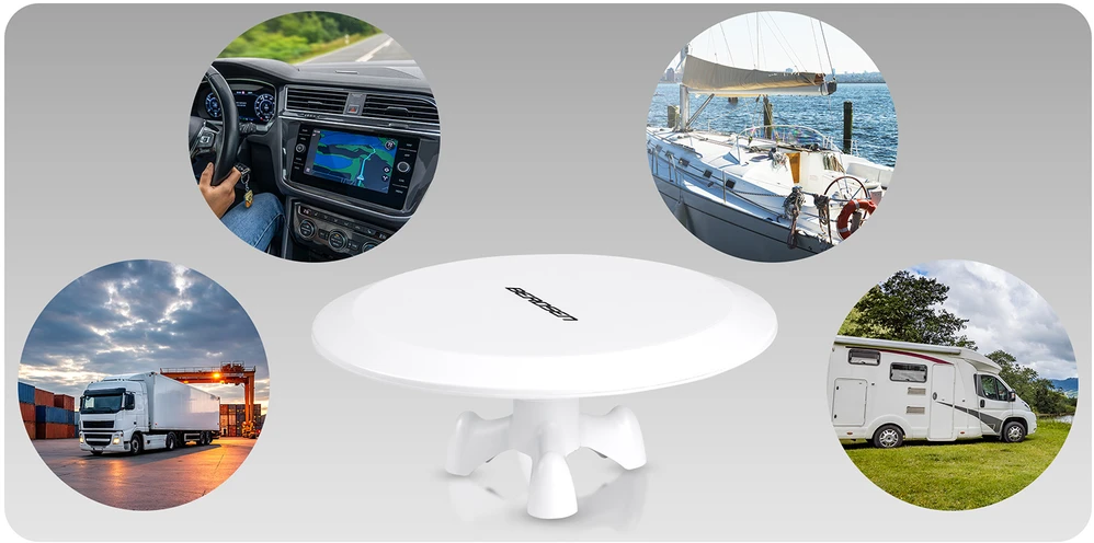Berdsen BD-955 vidaus ir lauko TV antena Ultra HD 4K balta
