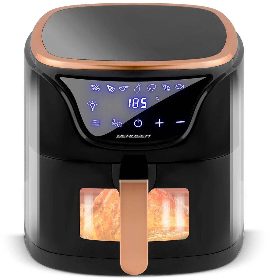 Berdsen Bealiejė oro gruzdintuvė Air Fryer BD-652 juodos ir aukso spalvų