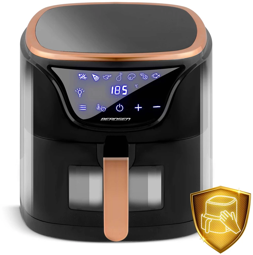 Berdsen Bealiejė oro gruzdintuvė Air Fryer BD-652 juodos ir aukso spalvų