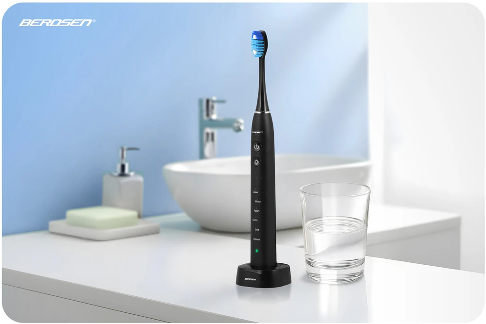 Berdsen Galaxy sonic dantų šepetėlis, juodas