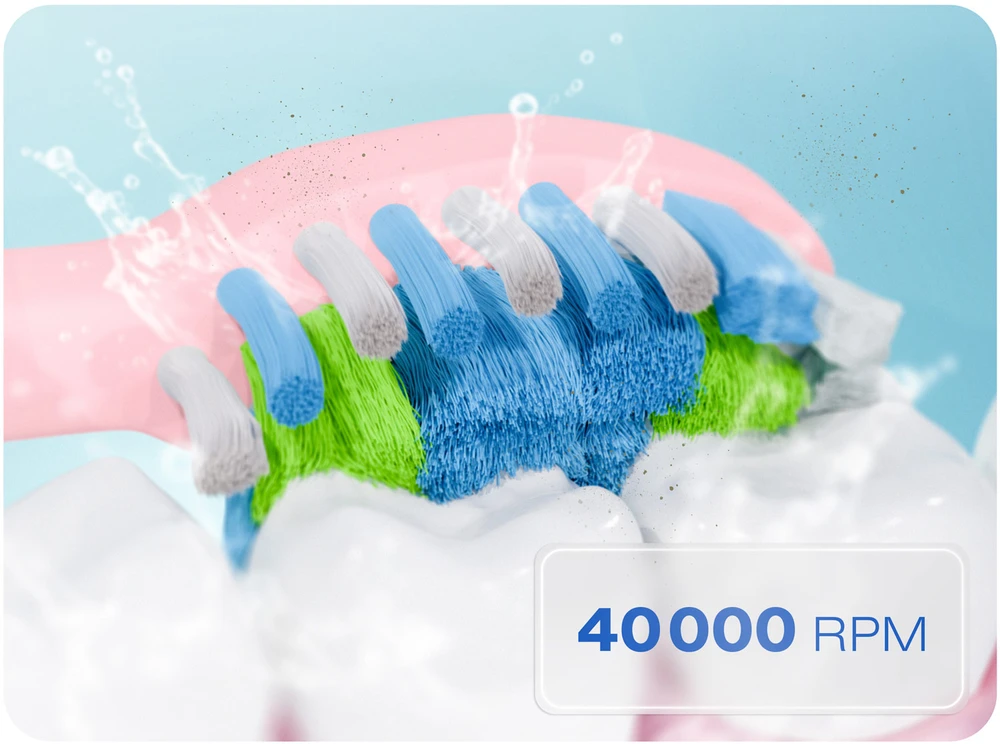 Berdsen Galaxy sonic dantų šepetėlis, rožinis