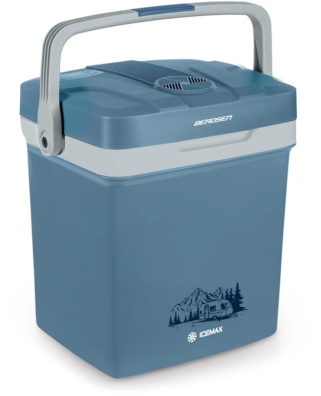 Berdsen Icemax 26 l mėlynas turistinis šaldytuvas su ECO režimu