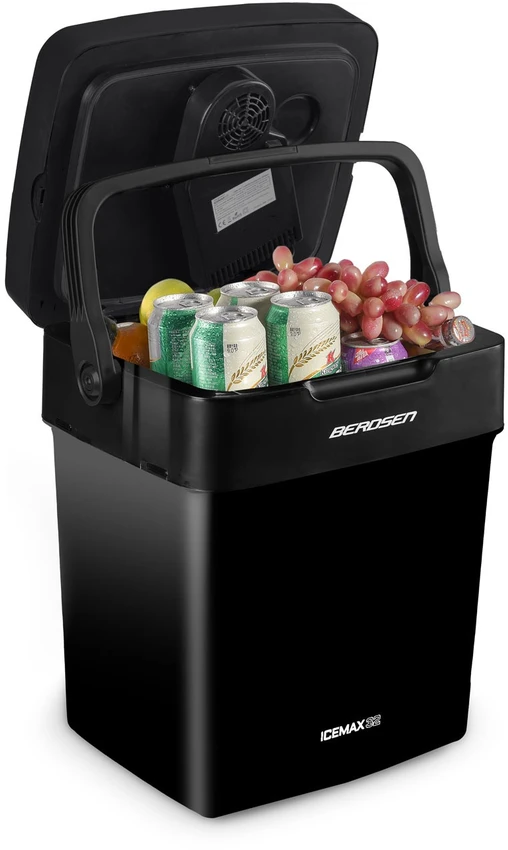 LG „Berdsen Icemax“ 29 litrų kelioninis aušintuvas ECO režimu – juodas