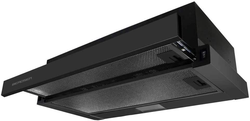 Berdsen Juodas teleskopinis virtuvinis gartraukis 50 cm BT-238