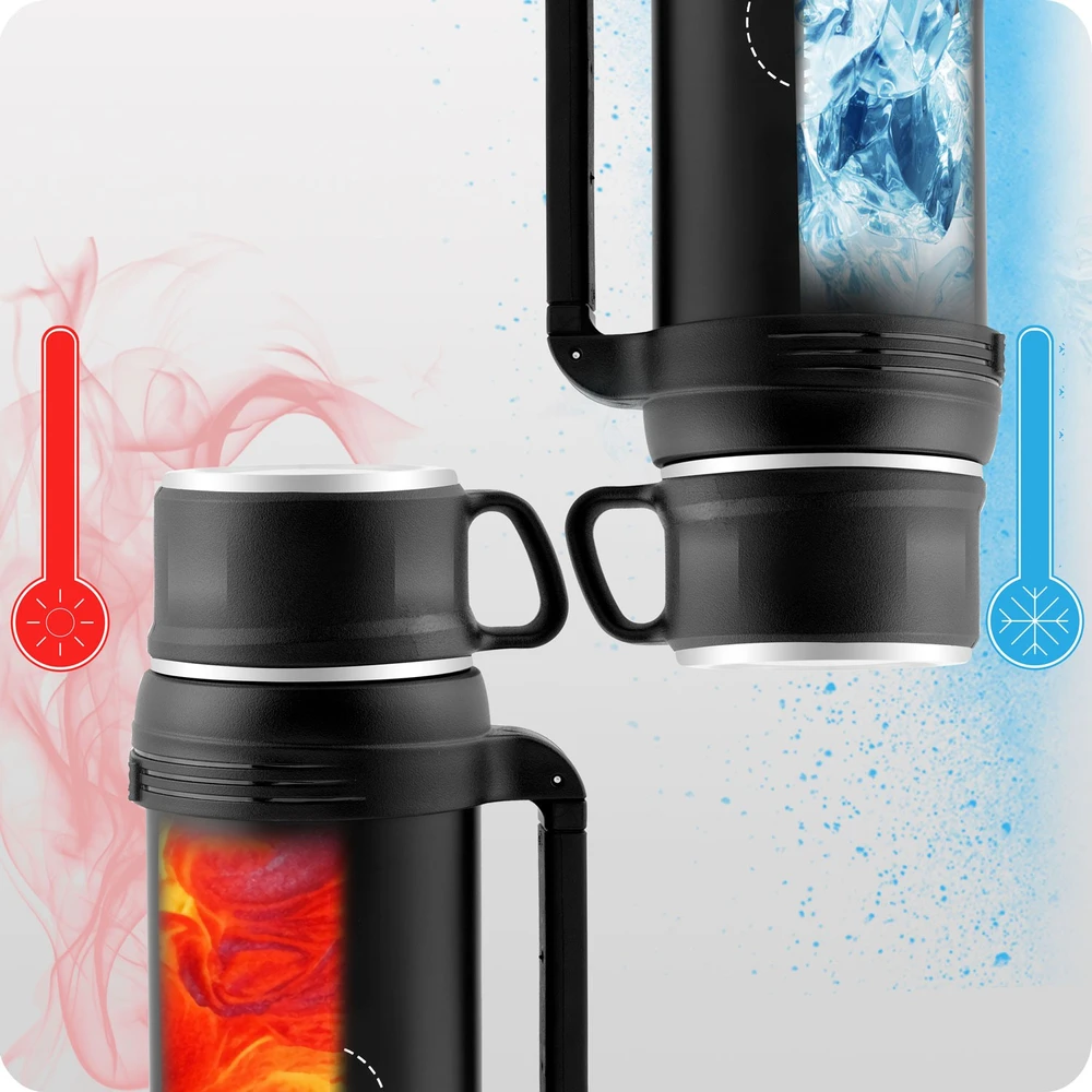 Berdsen Vakuuminis termosas 1500 ml BD-781 juodas