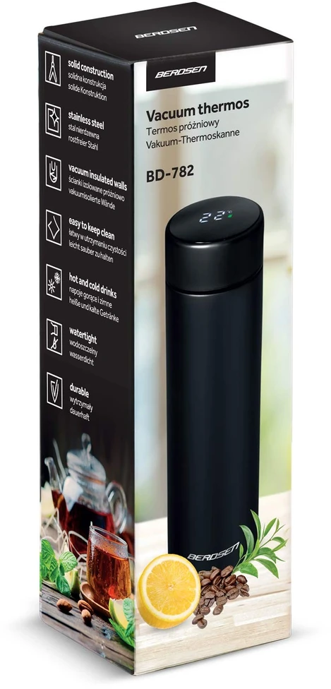 Berdsen Vakuuminis termosas 420 ml BD-782 juodas