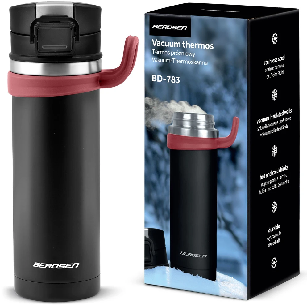 Berdsen Vakuuminis termosas 450 ml BD-783 juodas