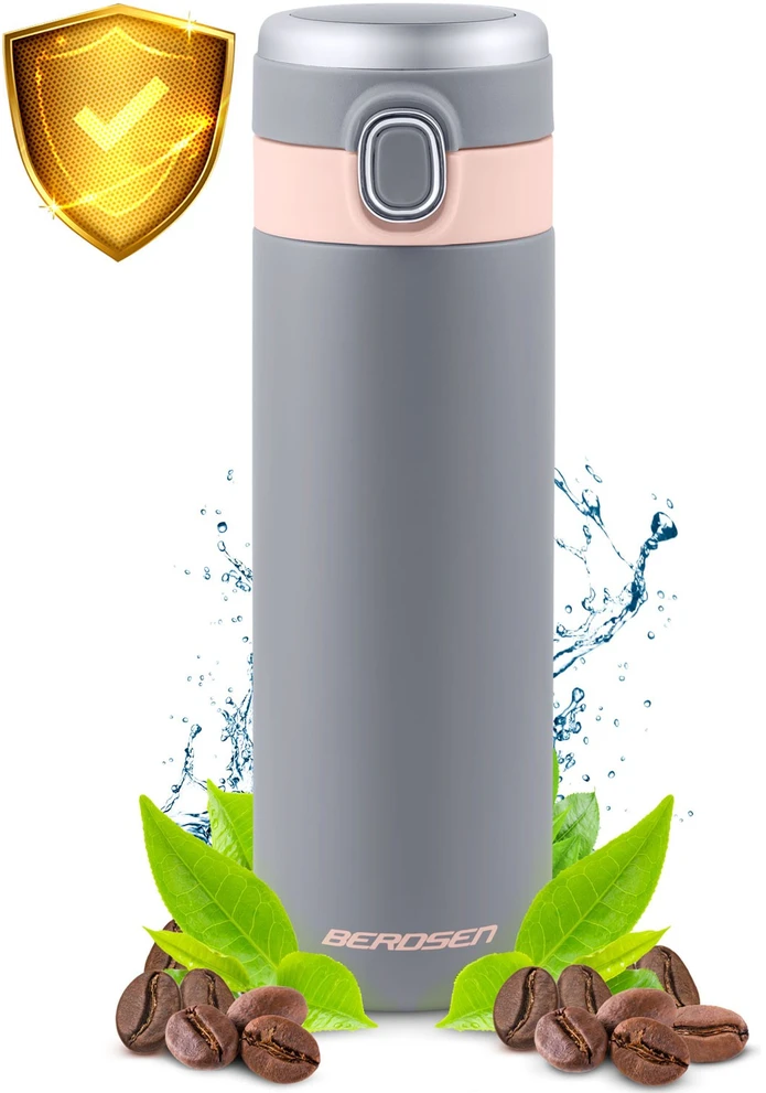 Berdsen Vakuuminis termosas 450 ml BD-786 pilkas
