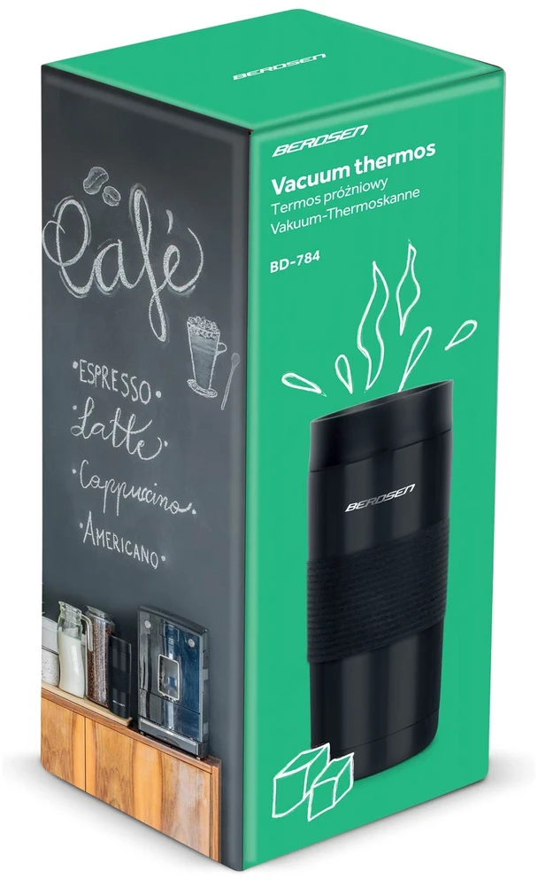Berdsen Vakuuminis termosas 590 ml BD-784 juodas