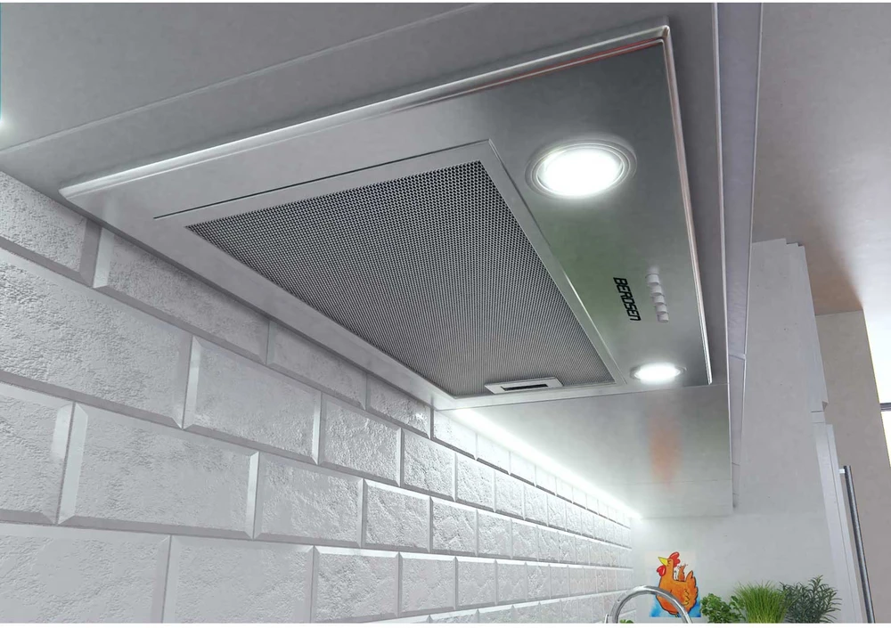 Berdsen Virtuvinis gartraukis po spintelę 60 cm Inox BE-50