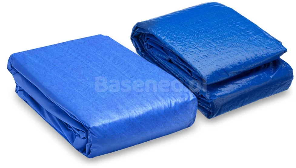 Bestway Šeimos pripučiamas baseinas, 262 x 175 x 51 cm, su uždangalu ir kilimėliu, didelis irklavimo baseinas vaikams, vasaros pramogos kieme