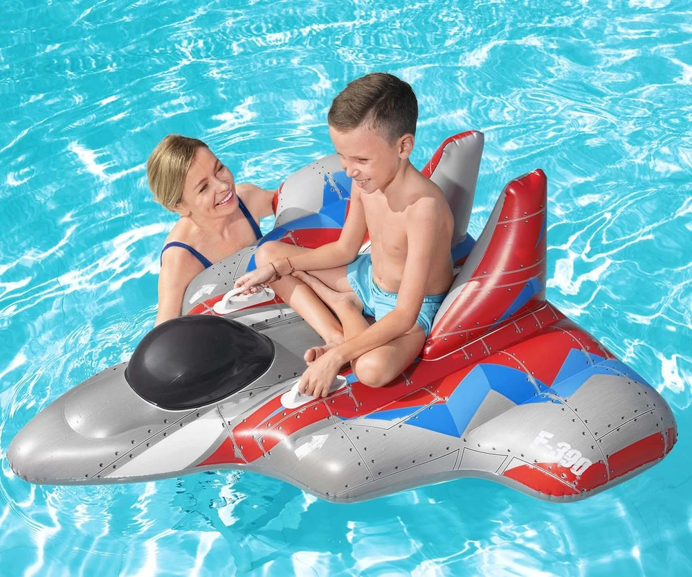 BESTWAY pripučiamas čiužinys Galaxy Glider, 1.36m x 1.35m, 41443