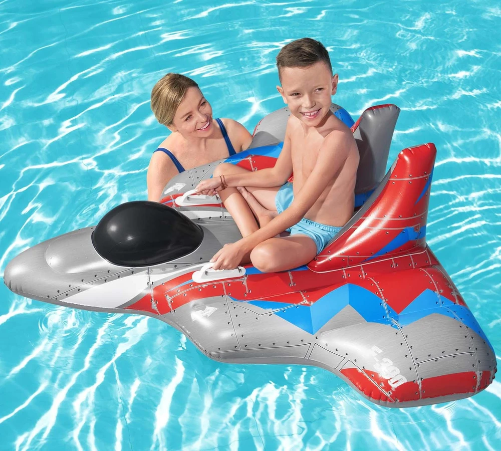 BESTWAY pripučiamas čiužinys Galaxy Glider, 1.36m x 1.35m, 41443