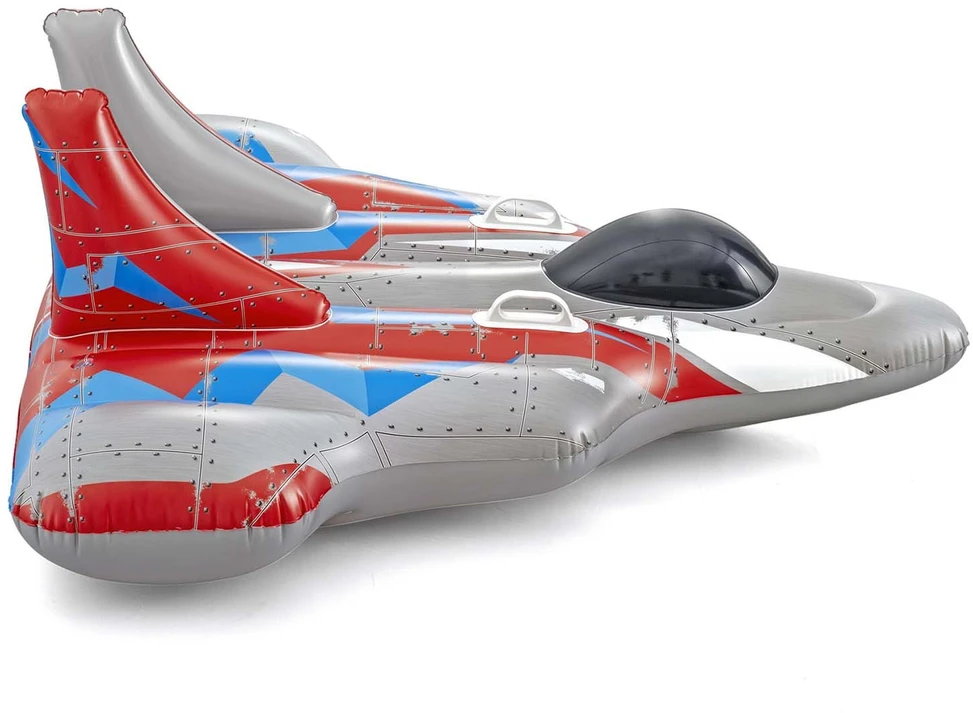 BESTWAY pripučiamas čiužinys Galaxy Glider, 1.36m x 1.35m, 41443