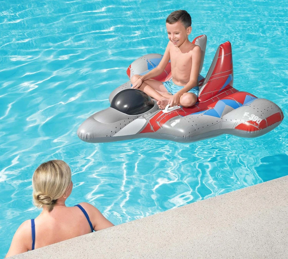 BESTWAY pripučiamas čiužinys Galaxy Glider, 1.36m x 1.35m, 41443