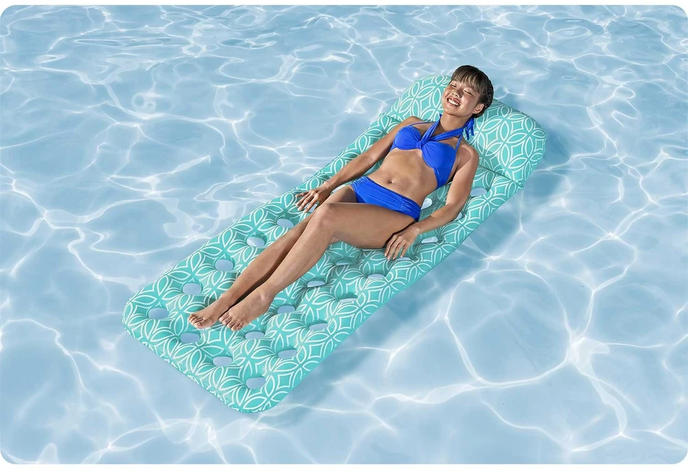 Bestway „Comfort Plush“ paplūdimio čiužinys su spalvos keitimo efektu, 198 x 74 cm, 43550