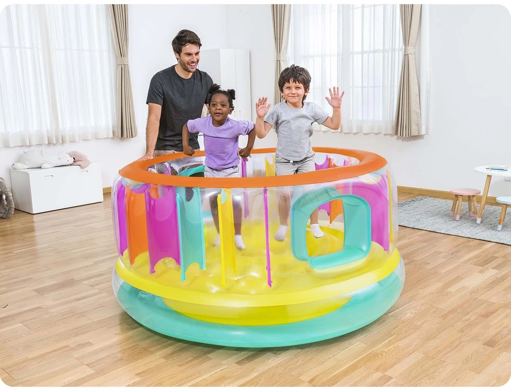 Pripučiamas batutas Bestway BounceJam, 180 x 86 cm
