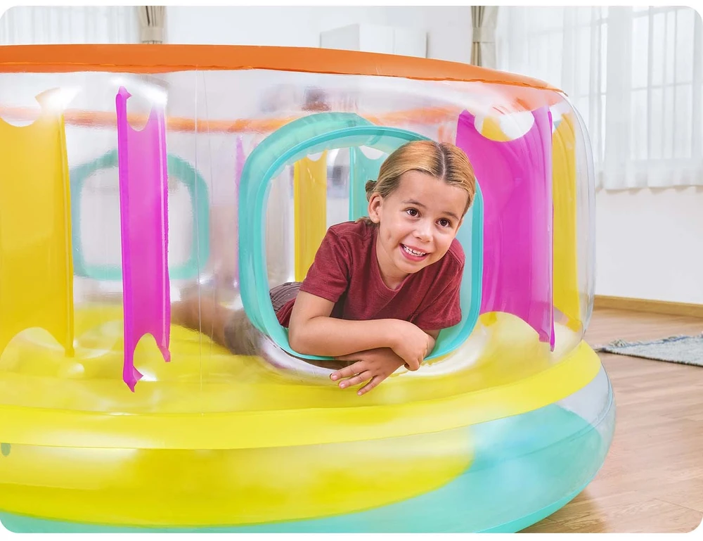 Pripučiamas batutas Bestway BounceJam, 180 x 86 cm