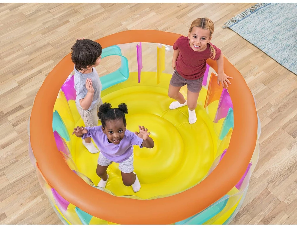 Pripučiamas batutas Bestway BounceJam, 180 x 86 cm