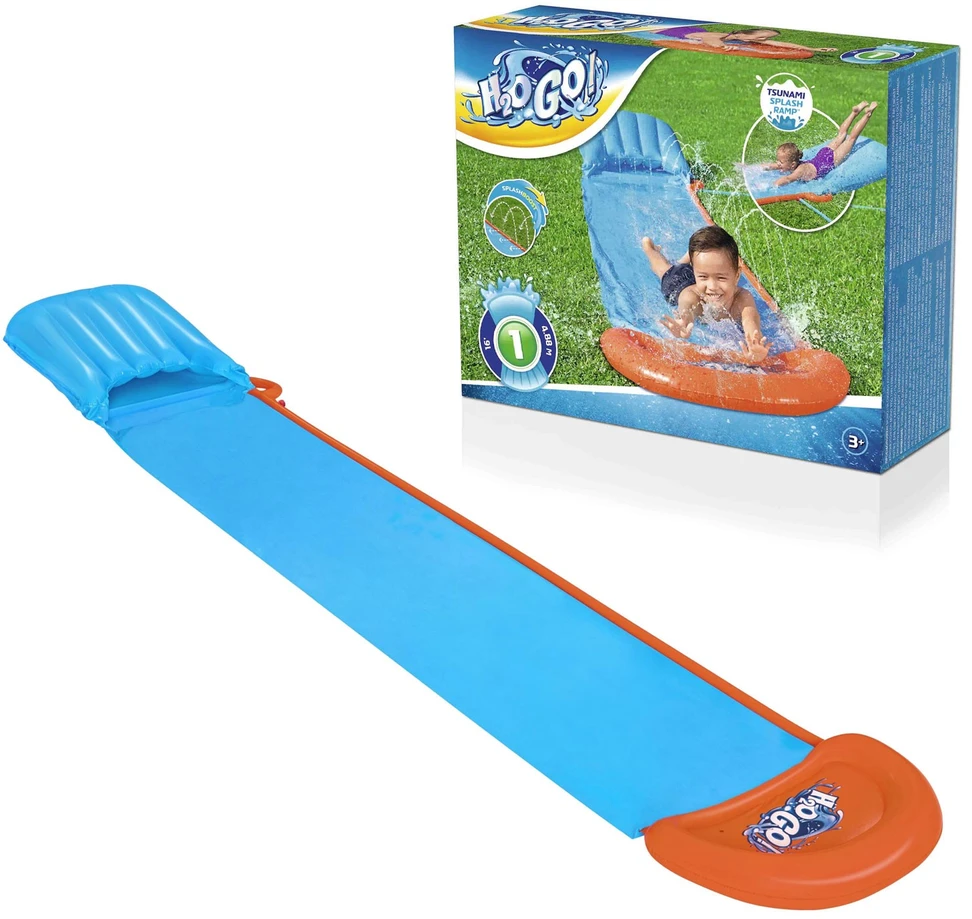 Bestway vienvietė vandens čiuožykla 4,88 m H20 GO! Cunamis 52477