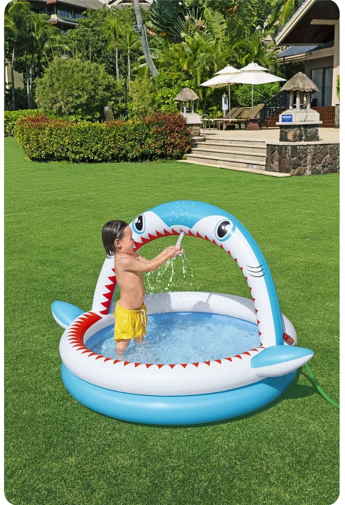 Pripučiamas baseinas su purkštuvu 163 x 127 x 92 cm Bestway 53157