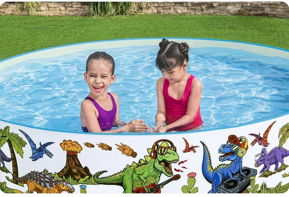 BESTWAY baseinas Dinosaur Fill'N Fun 2,44mx A46cm, 55001